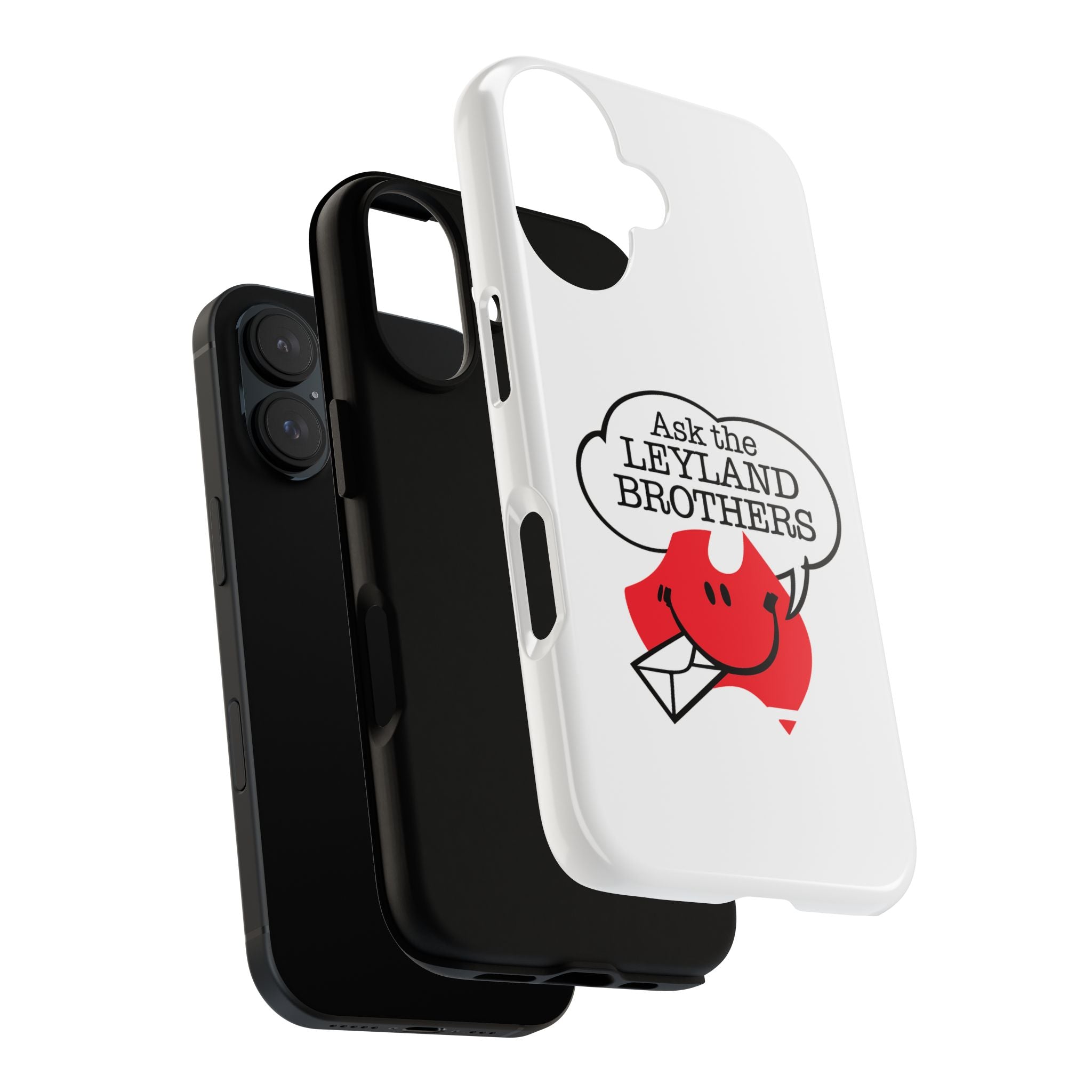Phone Case — "Ask the Leyland Brothers" Retro Aussie Travel Design