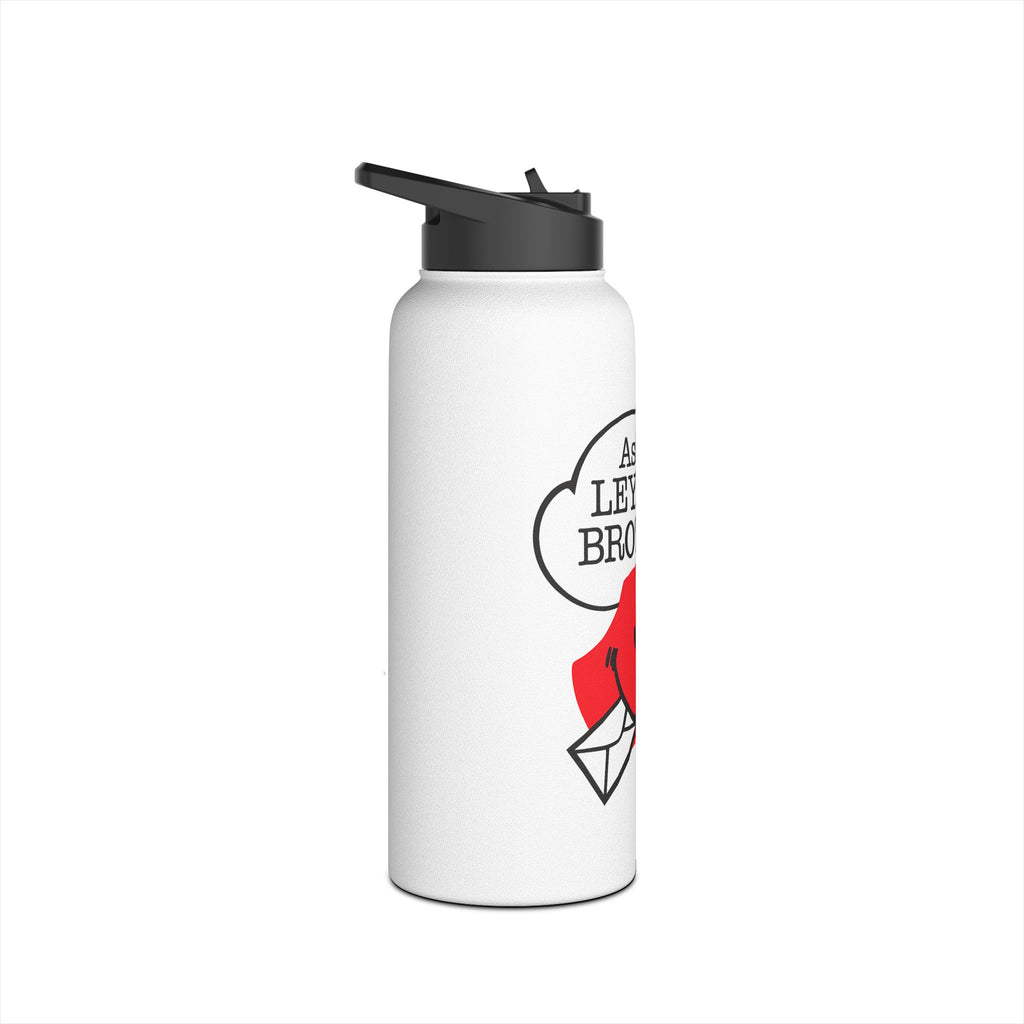 Stainless Water Bottle — “Ask the Leyland Brothers” Retro Smiley Australia Design