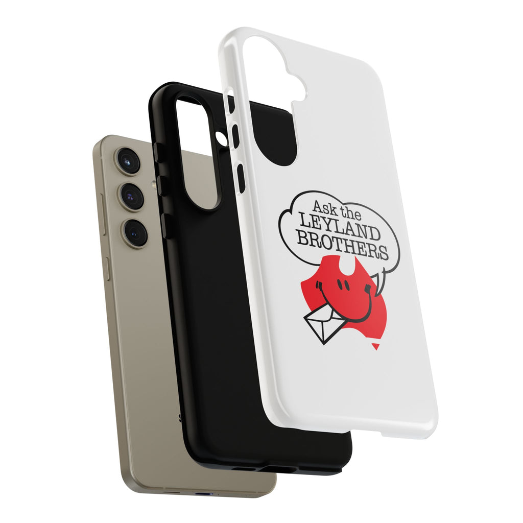 Phone Case — "Ask the Leyland Brothers" Retro Aussie Travel Design