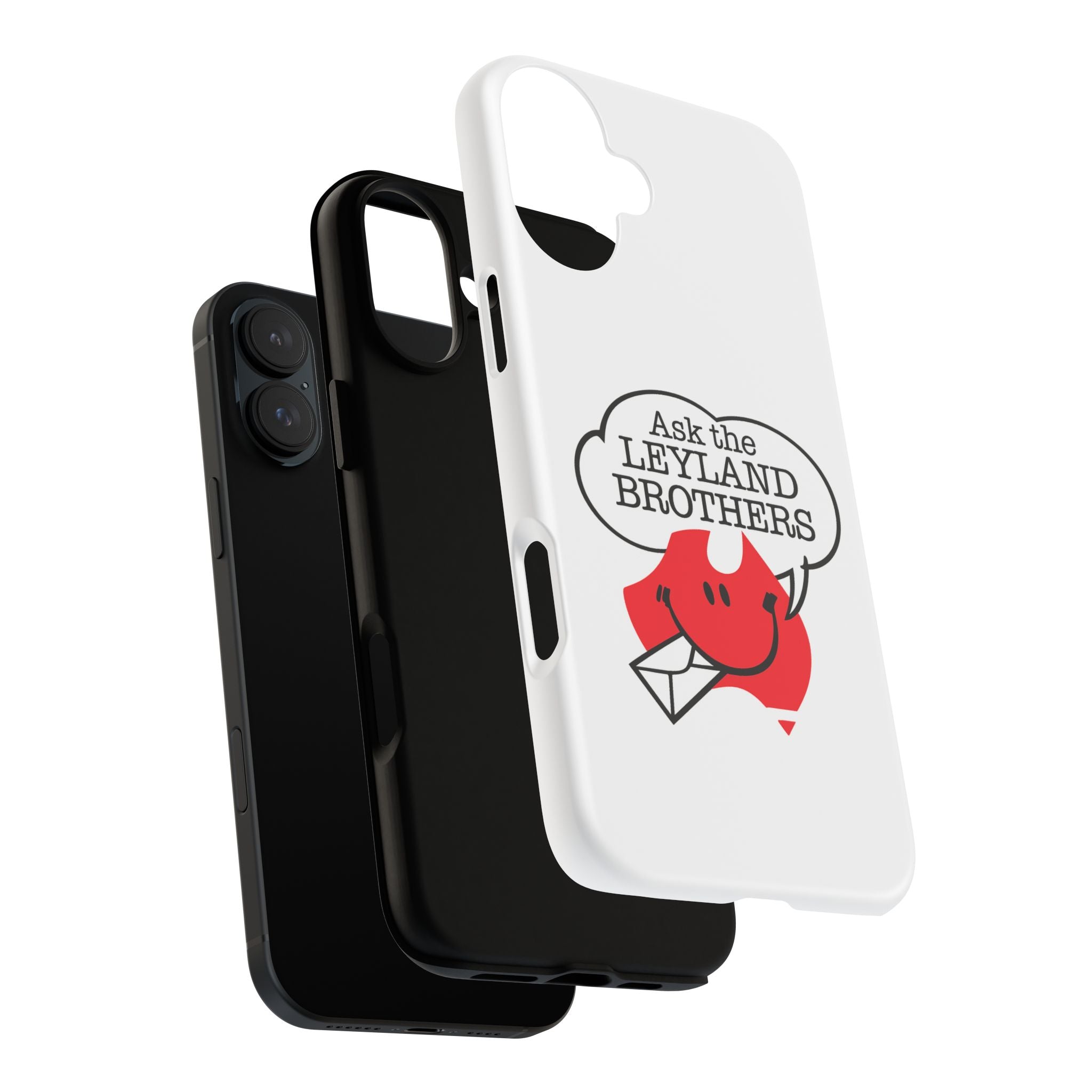 Phone Case — "Ask the Leyland Brothers" Retro Aussie Travel Design
