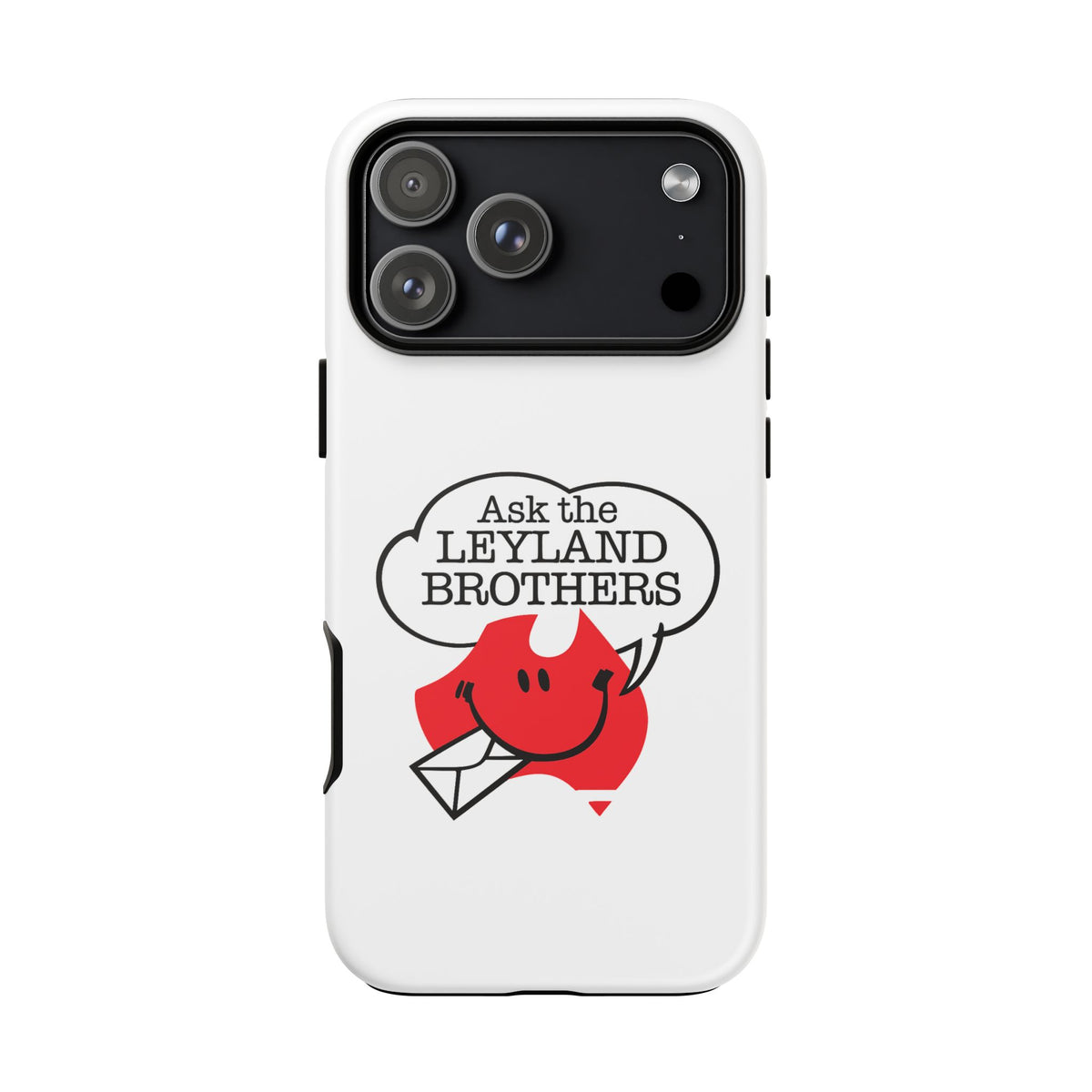 Phone Case — "Ask the Leyland Brothers" Retro Aussie Travel Design