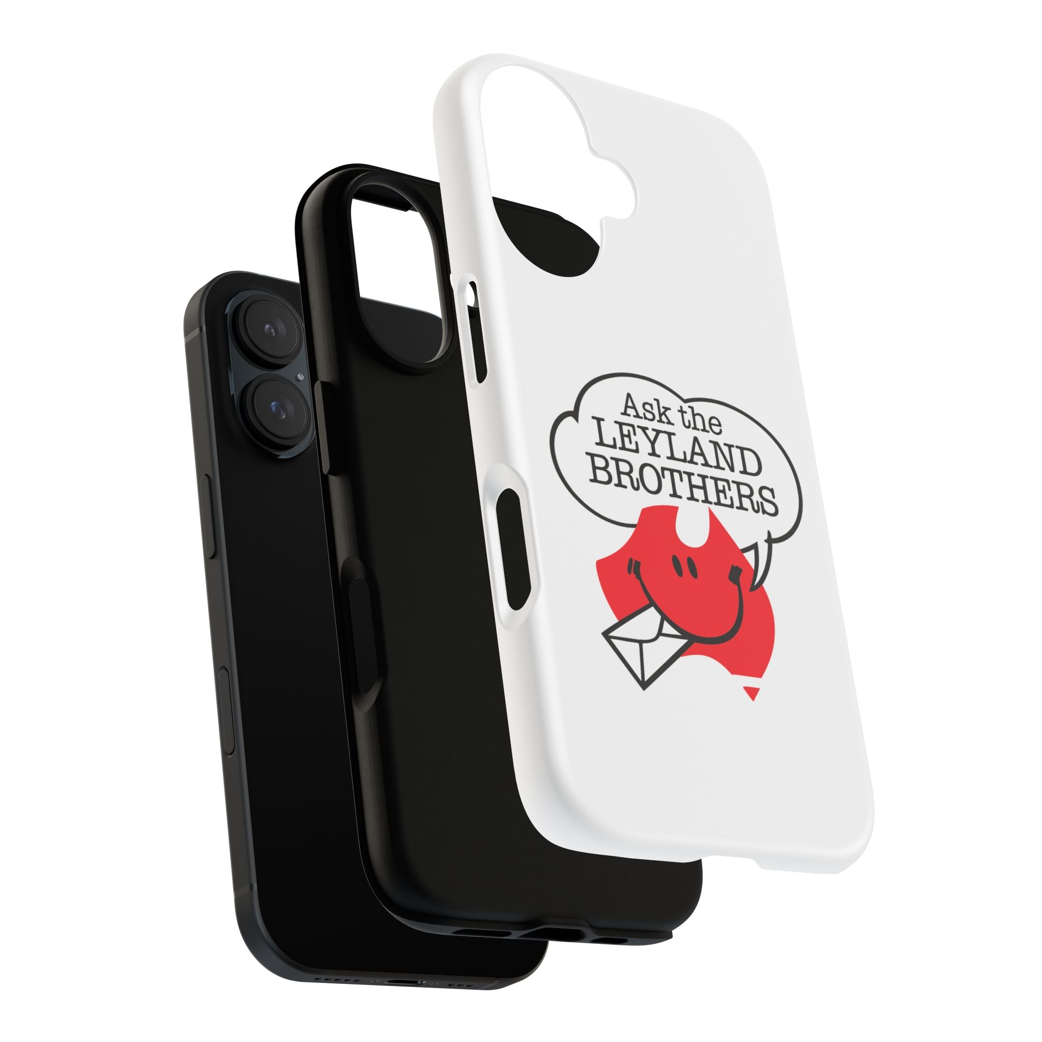 Phone Case — "Ask the Leyland Brothers" Retro Aussie Travel Design
