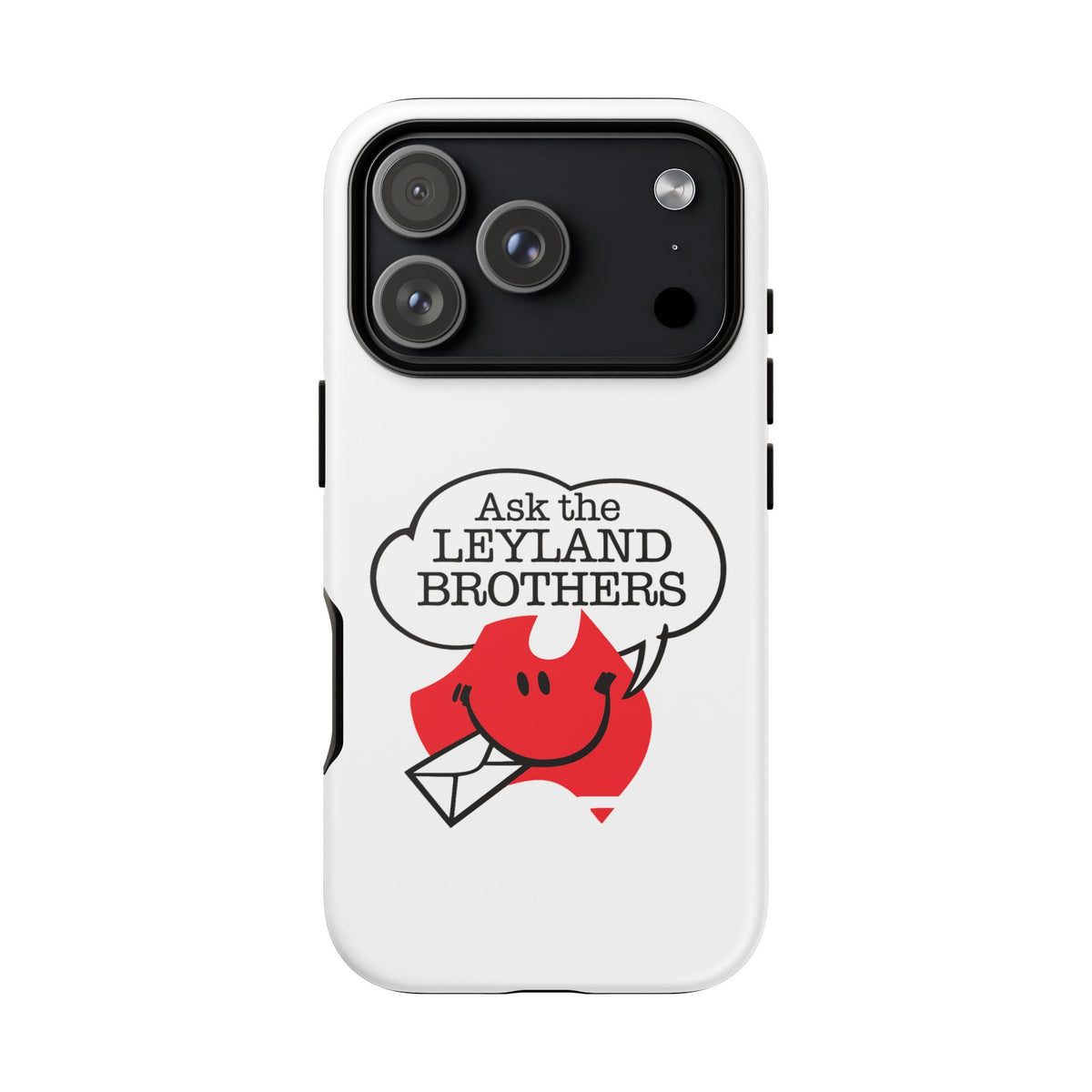 Phone Case — "Ask the Leyland Brothers" Retro Aussie Travel Design