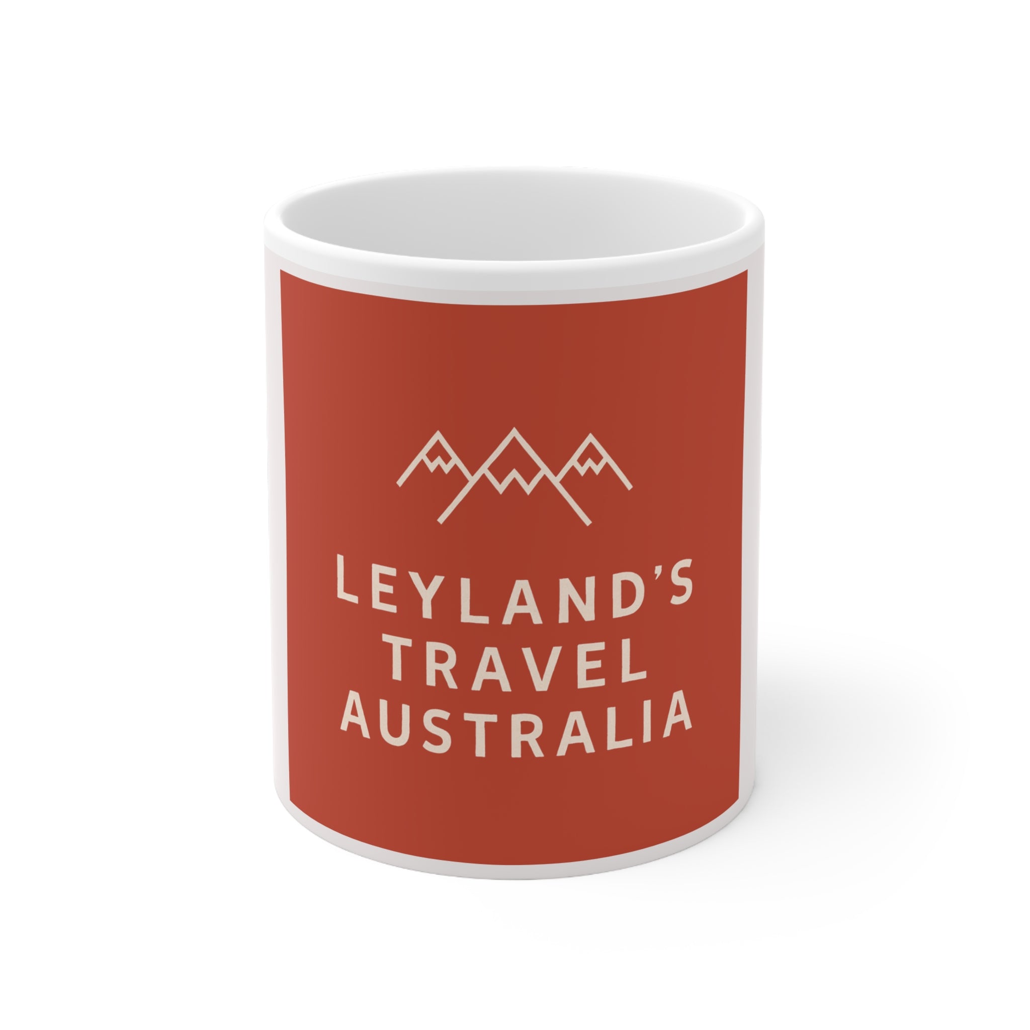Leyland’s Travel Australia Ceramic Mug — Adventure Coffee Cup