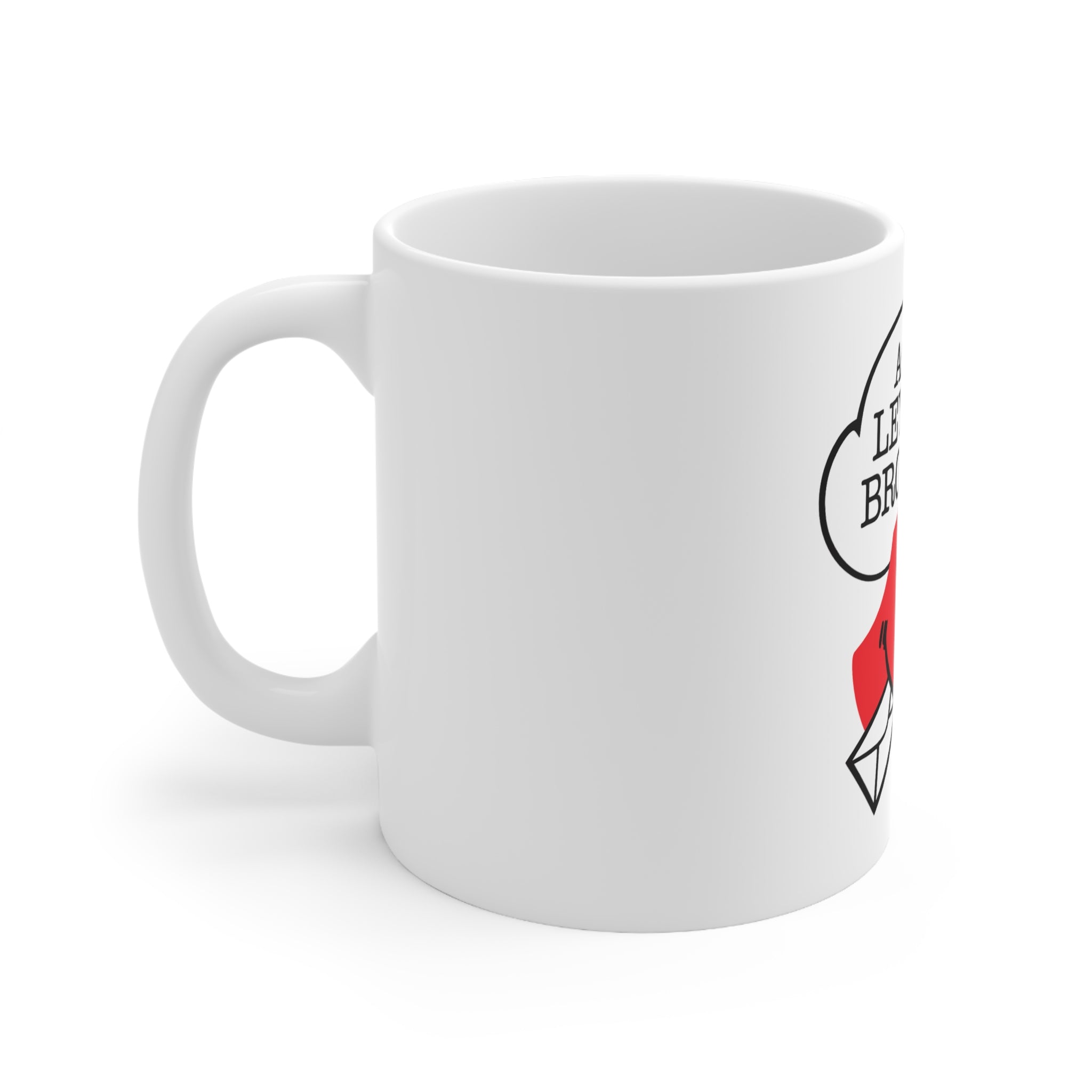 Ask the Leyland Brothers Ceramic Coffee Mug — Retro Aussie Travel Logo, 11oz & 15oz