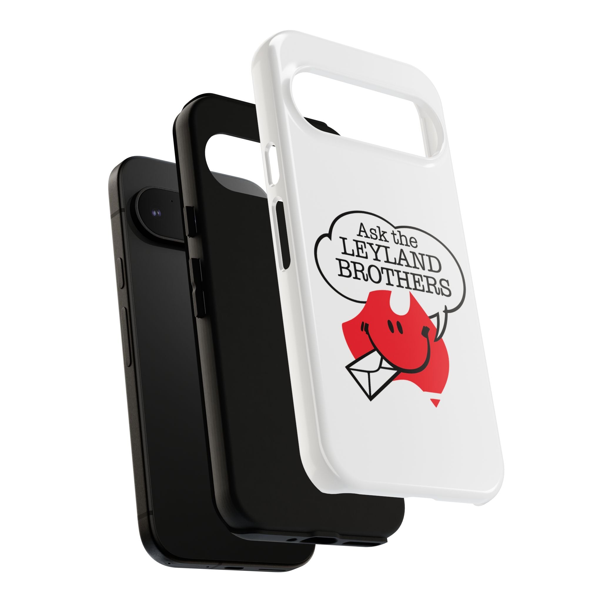 Phone Case — "Ask the Leyland Brothers" Retro Aussie Travel Design