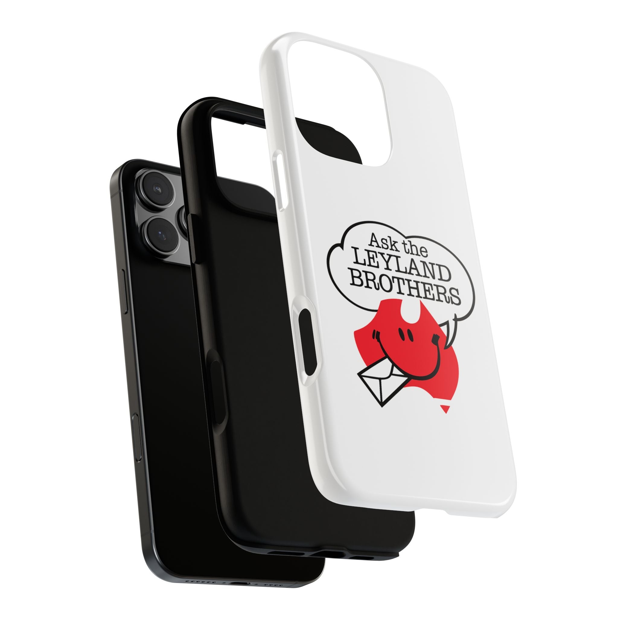 Phone Case — "Ask the Leyland Brothers" Retro Aussie Travel Design