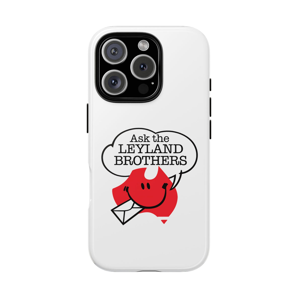 Phone Case — "Ask the Leyland Brothers" Retro Aussie Travel Design