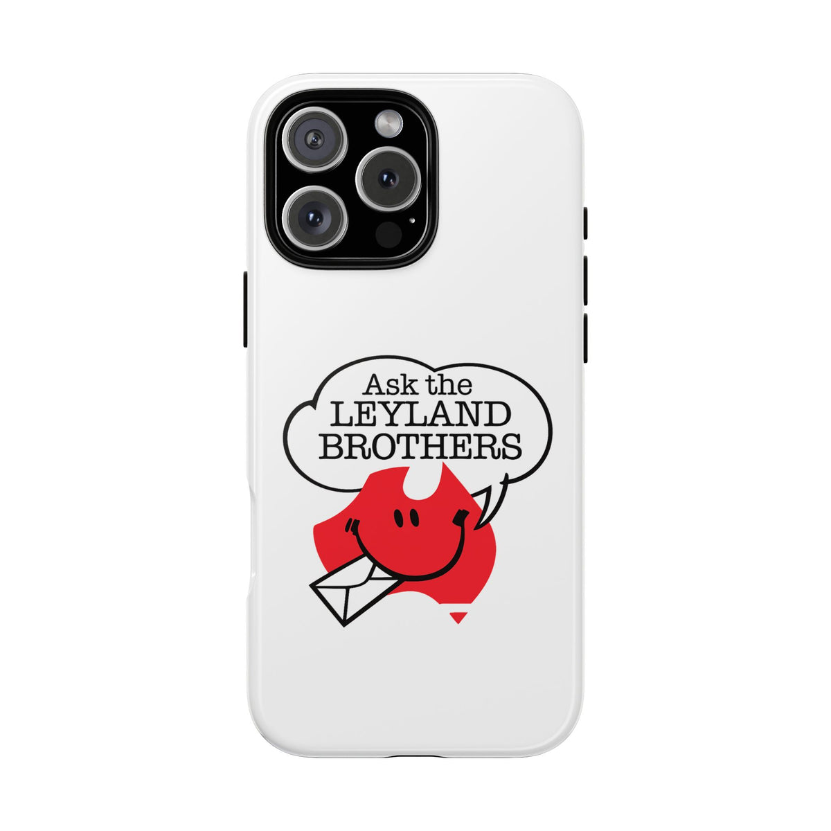 Phone Case — "Ask the Leyland Brothers" Retro Aussie Travel Design