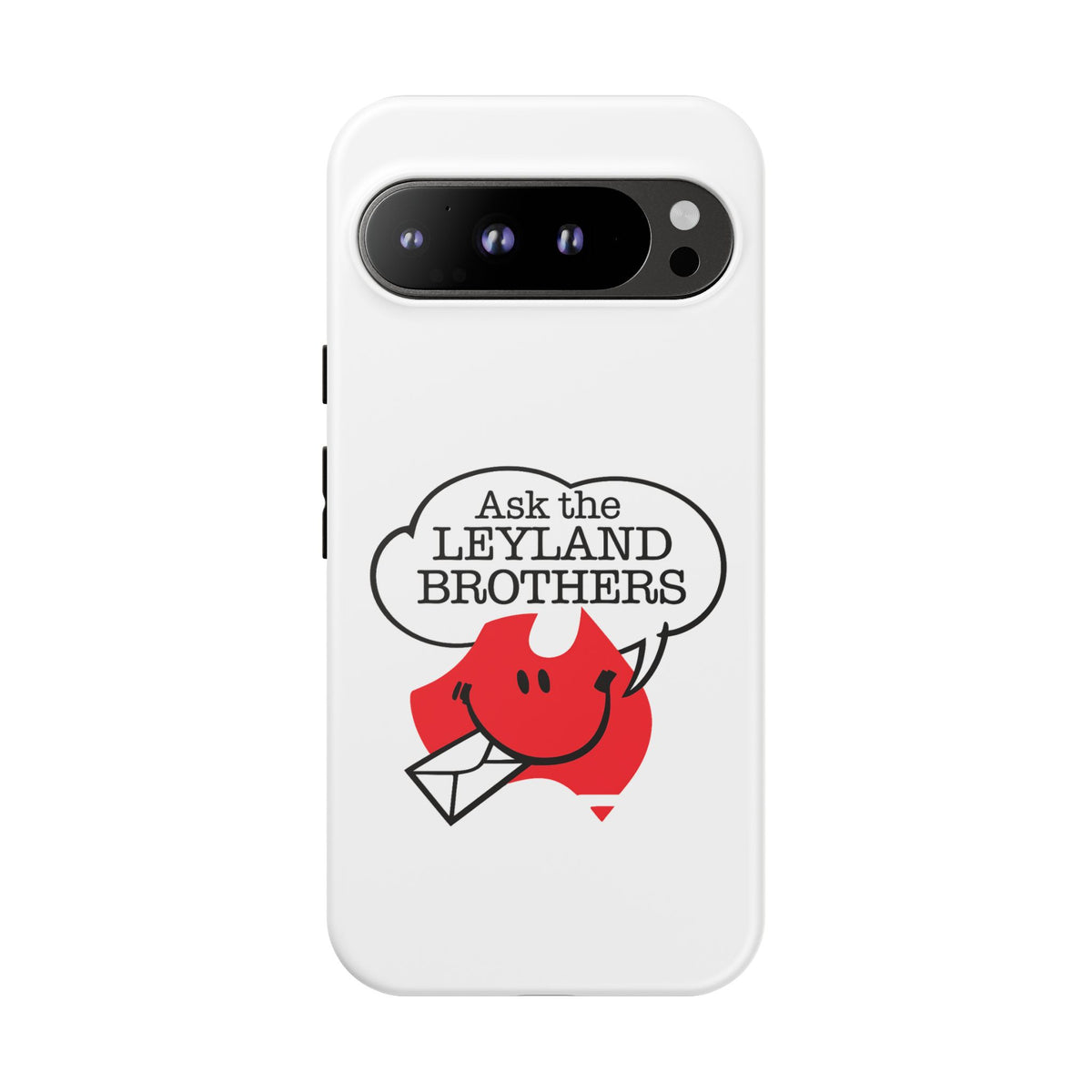 Phone Case — "Ask the Leyland Brothers" Retro Aussie Travel Design