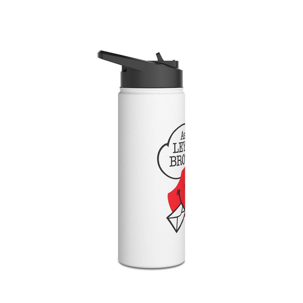 Stainless Water Bottle — “Ask the Leyland Brothers” Retro Smiley Australia Design