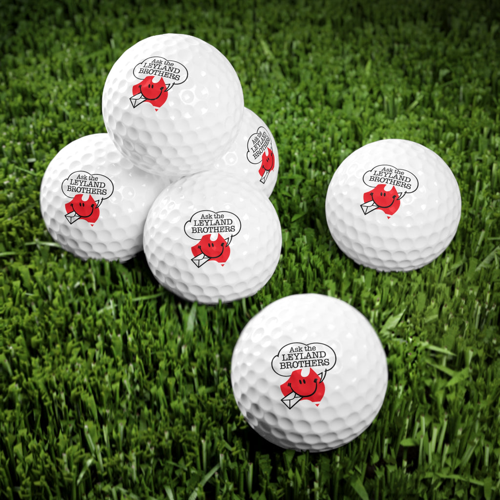Golf Balls, 6pcs - Ask the Leyland Brothers