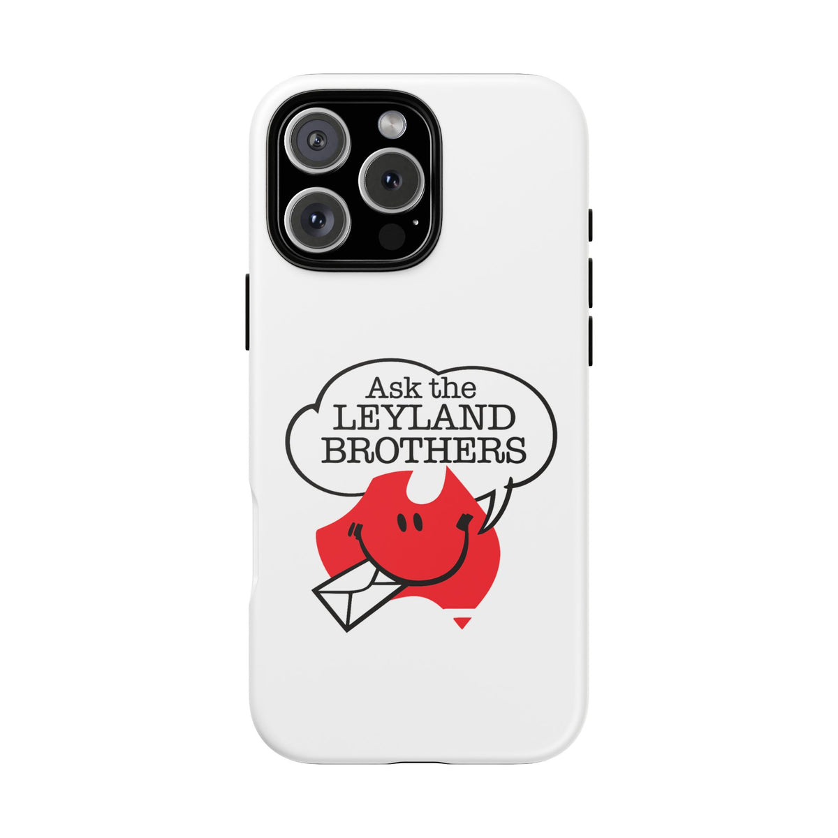 Phone Case — "Ask the Leyland Brothers" Retro Aussie Travel Design