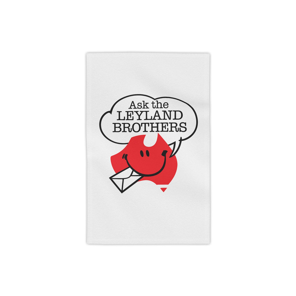 Ask The Leyland Brothers Beach Towel – Retro Aussie Travel Graphic