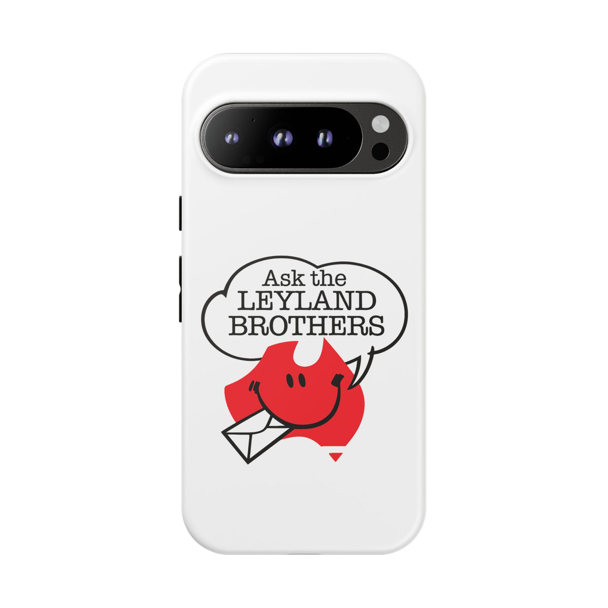 Phone Case — "Ask the Leyland Brothers" Retro Aussie Travel Design