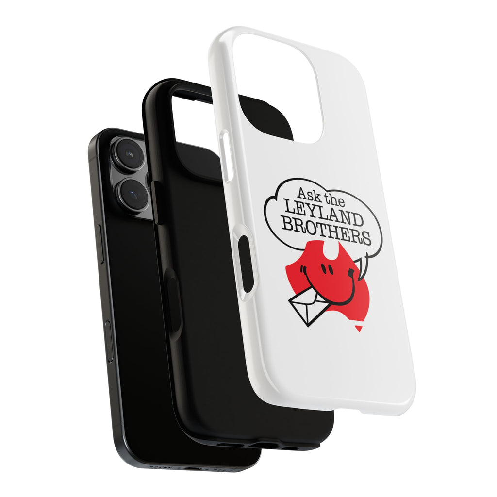 Phone Case — "Ask the Leyland Brothers" Retro Aussie Travel Design