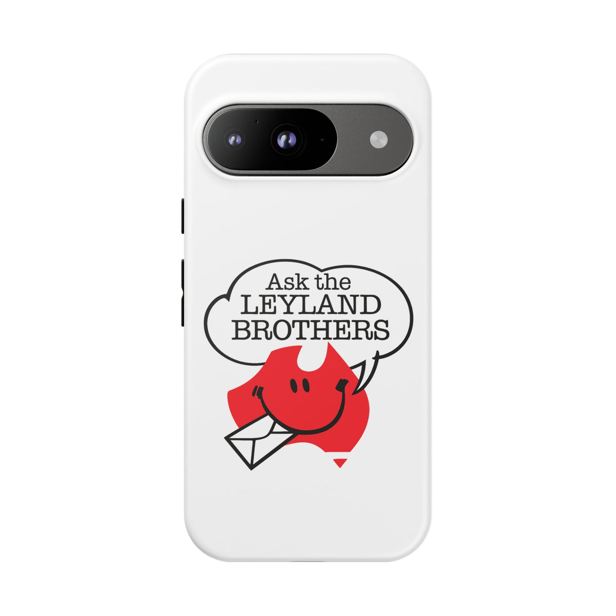 Phone Case — "Ask the Leyland Brothers" Retro Aussie Travel Design