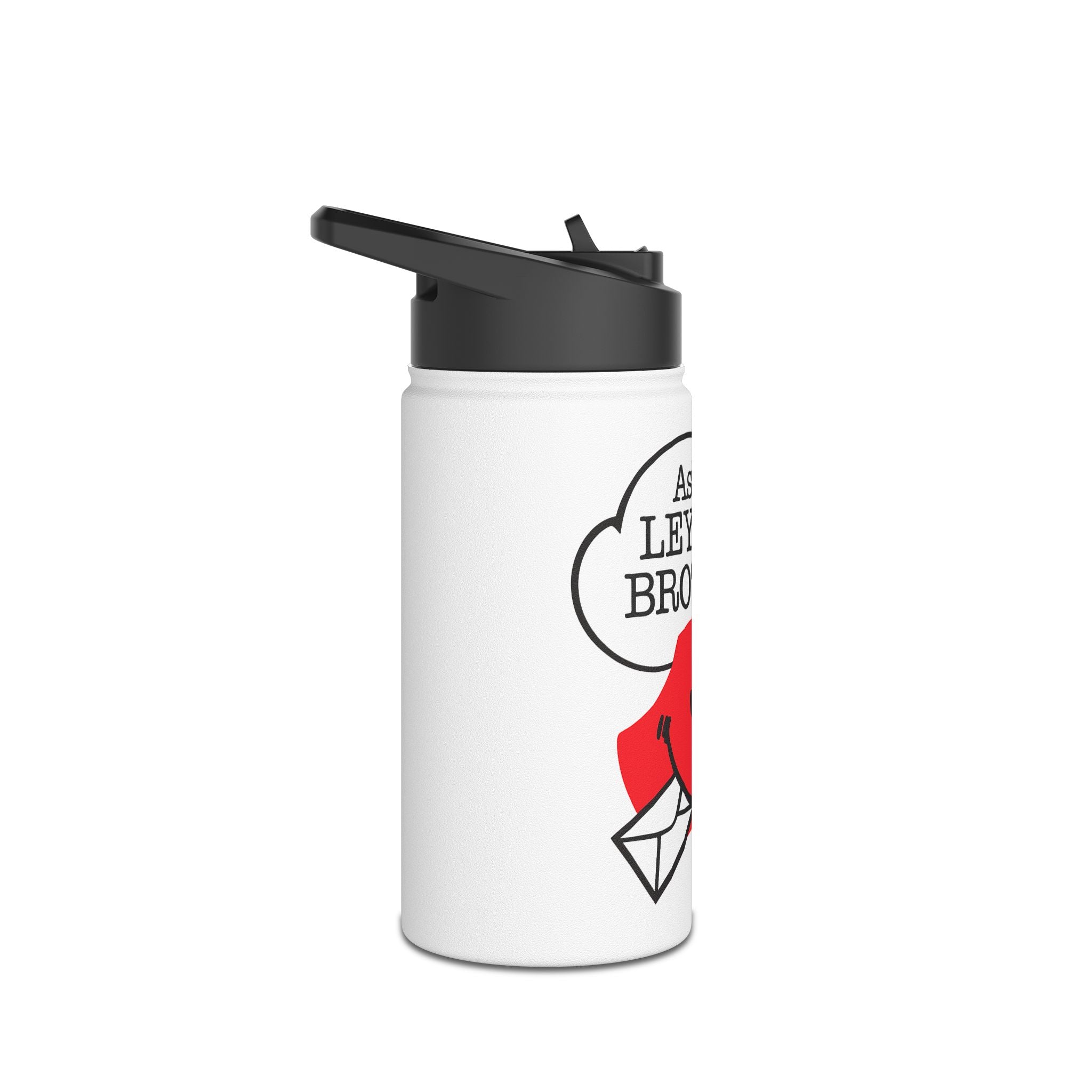 Stainless Water Bottle — “Ask the Leyland Brothers” Retro Smiley Australia Design