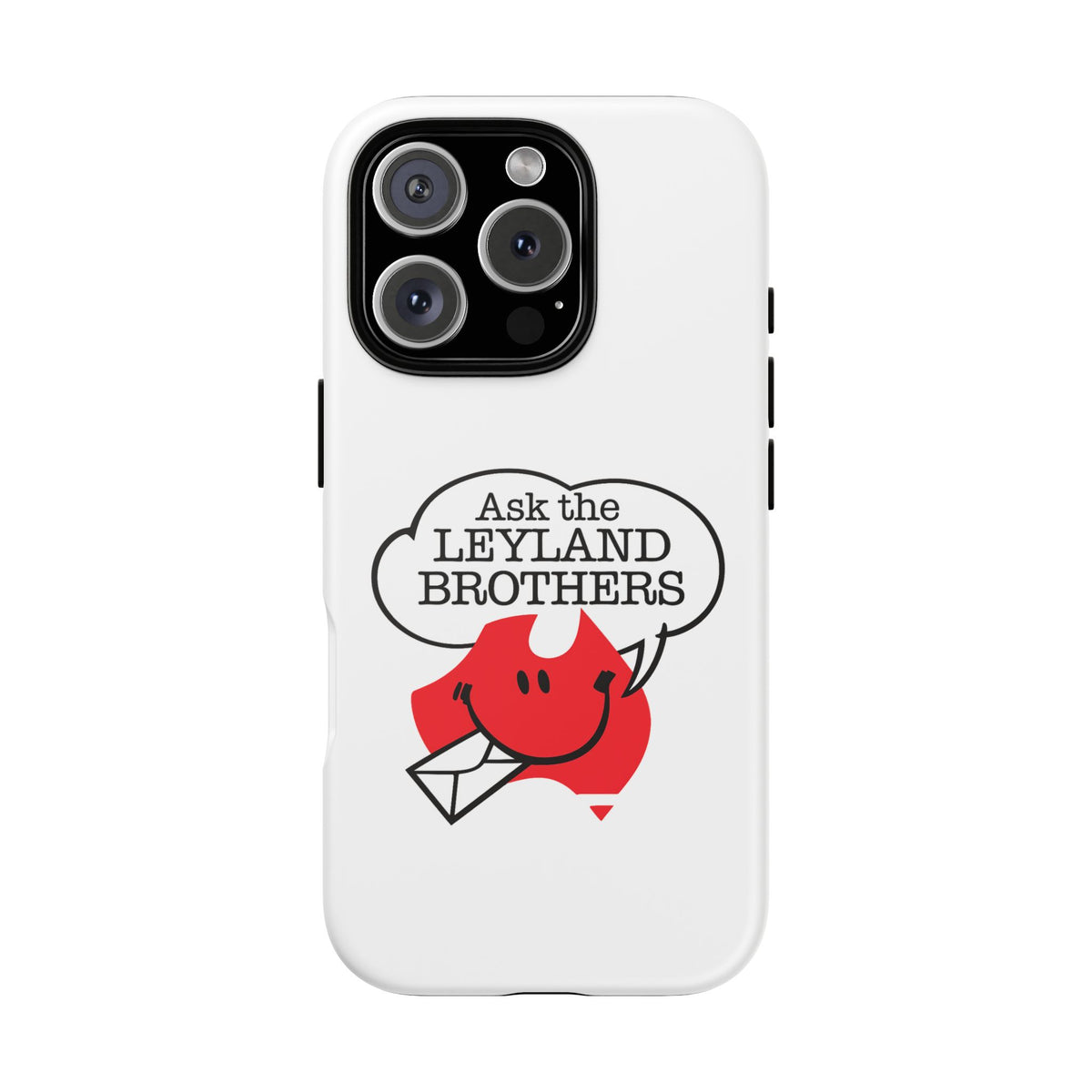 Phone Case — "Ask the Leyland Brothers" Retro Aussie Travel Design