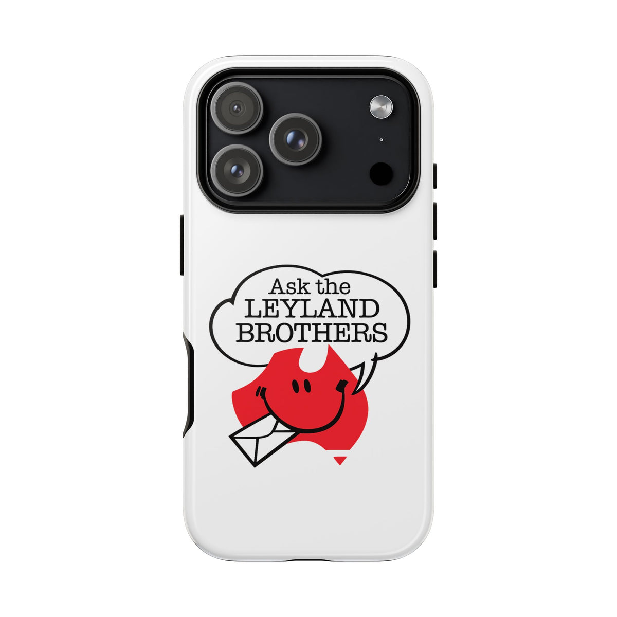 Phone Case — "Ask the Leyland Brothers" Retro Aussie Travel Design