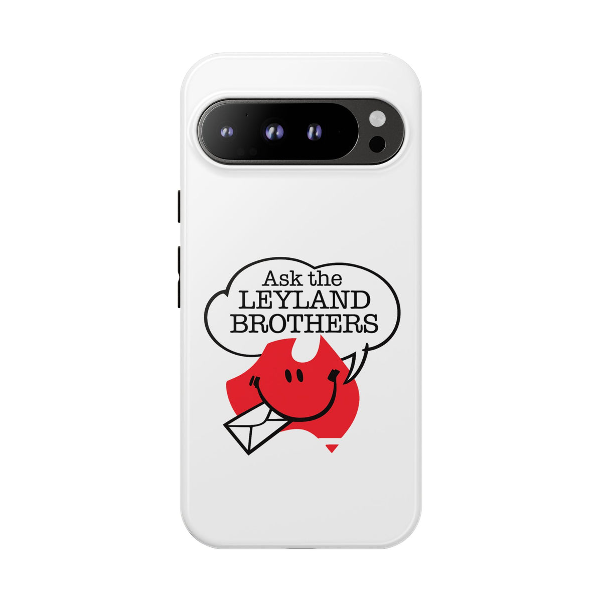 Phone Case — "Ask the Leyland Brothers" Retro Aussie Travel Design