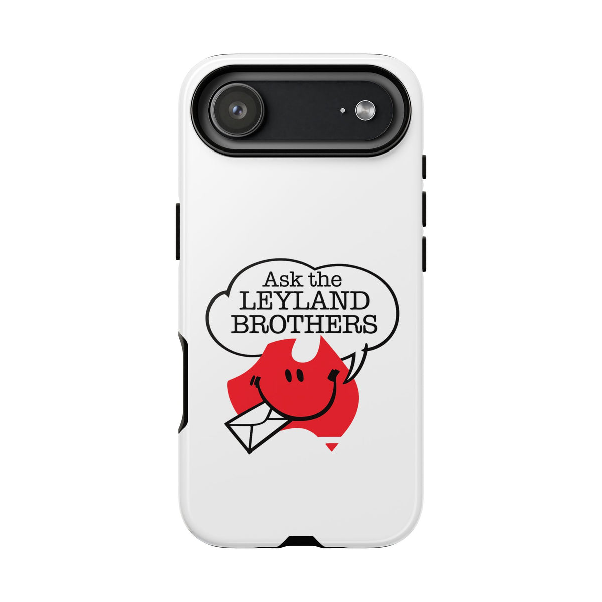 Phone Case — "Ask the Leyland Brothers" Retro Aussie Travel Design