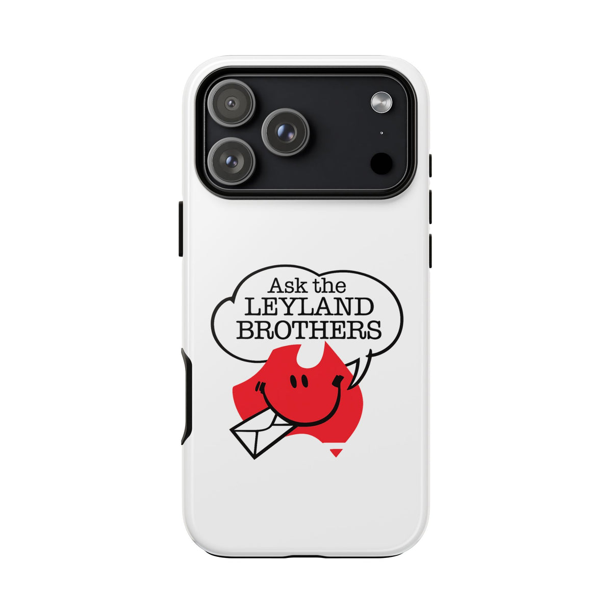 Phone Case — "Ask the Leyland Brothers" Retro Aussie Travel Design