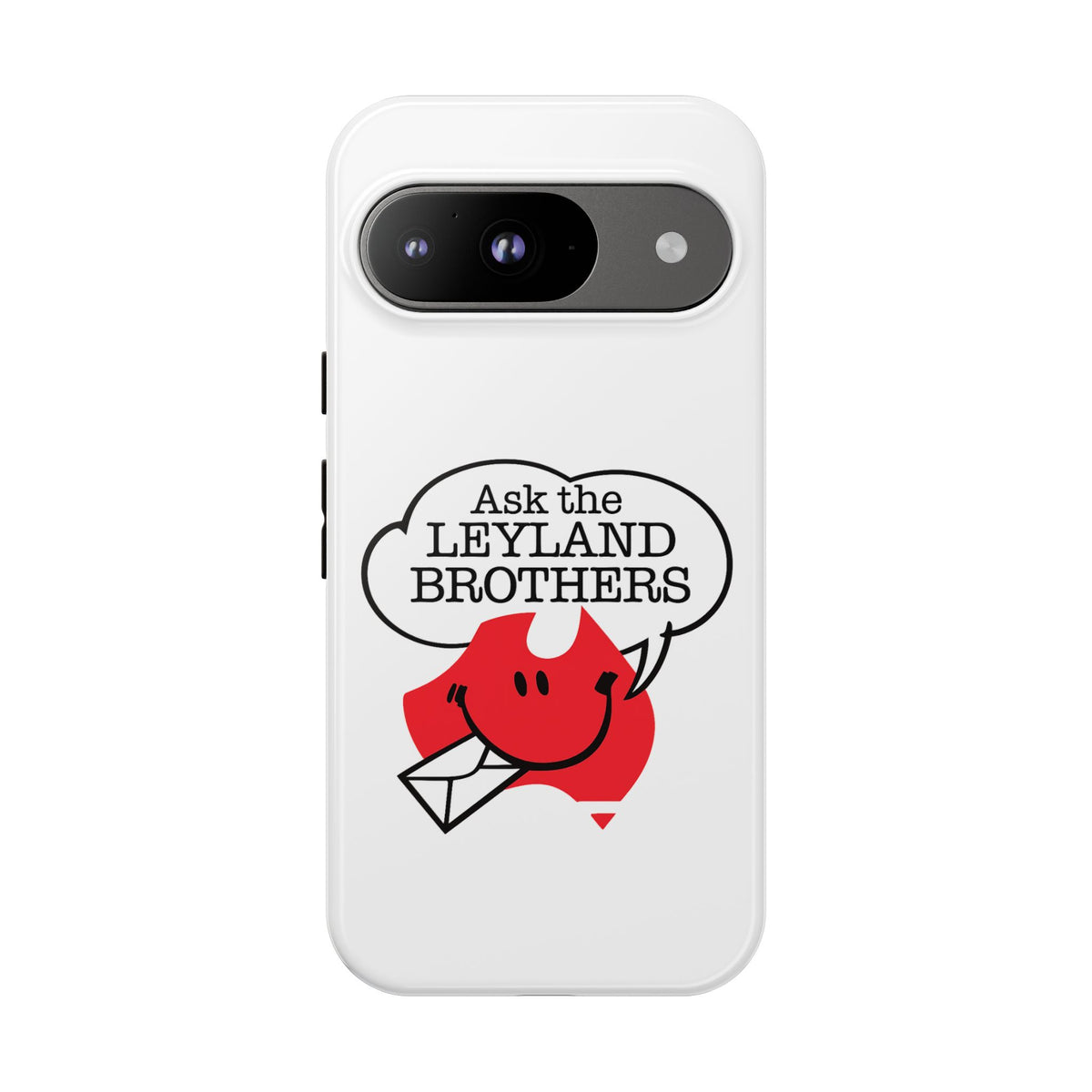 Phone Case — "Ask the Leyland Brothers" Retro Aussie Travel Design