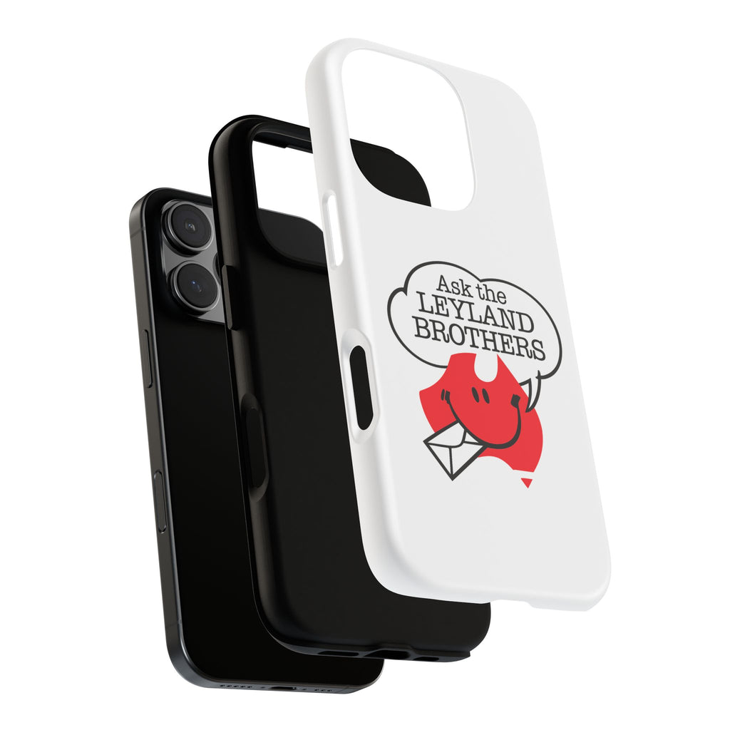 Phone Case — "Ask the Leyland Brothers" Retro Aussie Travel Design