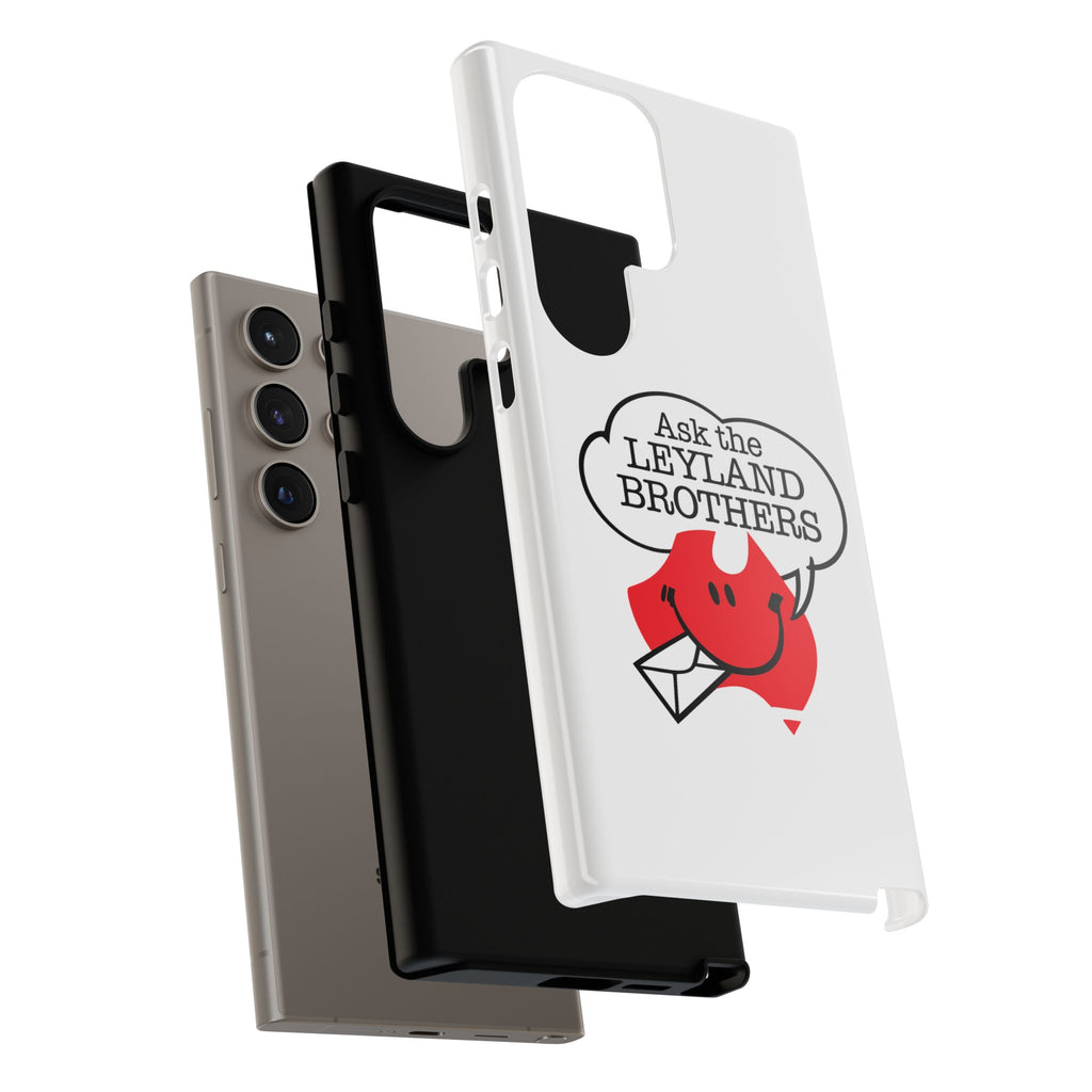 Phone Case — "Ask the Leyland Brothers" Retro Aussie Travel Design