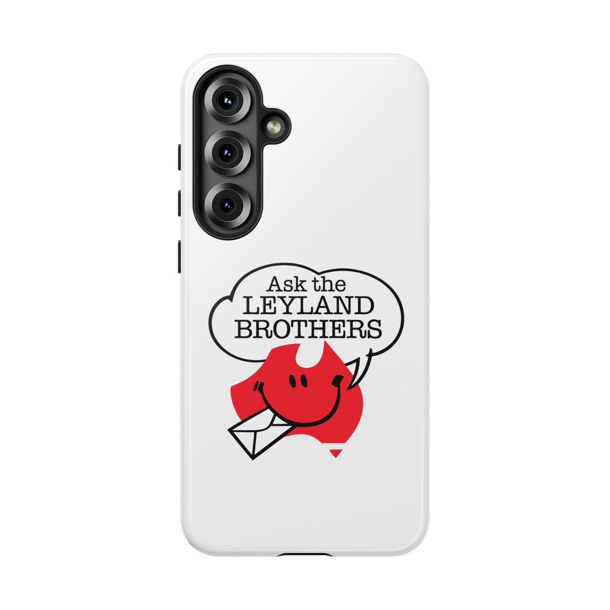 Phone Case — "Ask the Leyland Brothers" Retro Aussie Travel Design