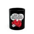 Ask the Leyland Brothers Mug — Retro Red Smiley with Envelope Coffee Cup (11oz & 15oz)