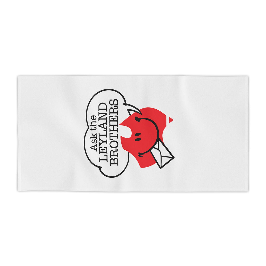 Ask The Leyland Brothers Beach Towel – Retro Aussie Travel Graphic