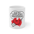 Ask the Leyland Brothers Ceramic Coffee Mug — Retro Aussie Travel Logo, 11oz & 15oz