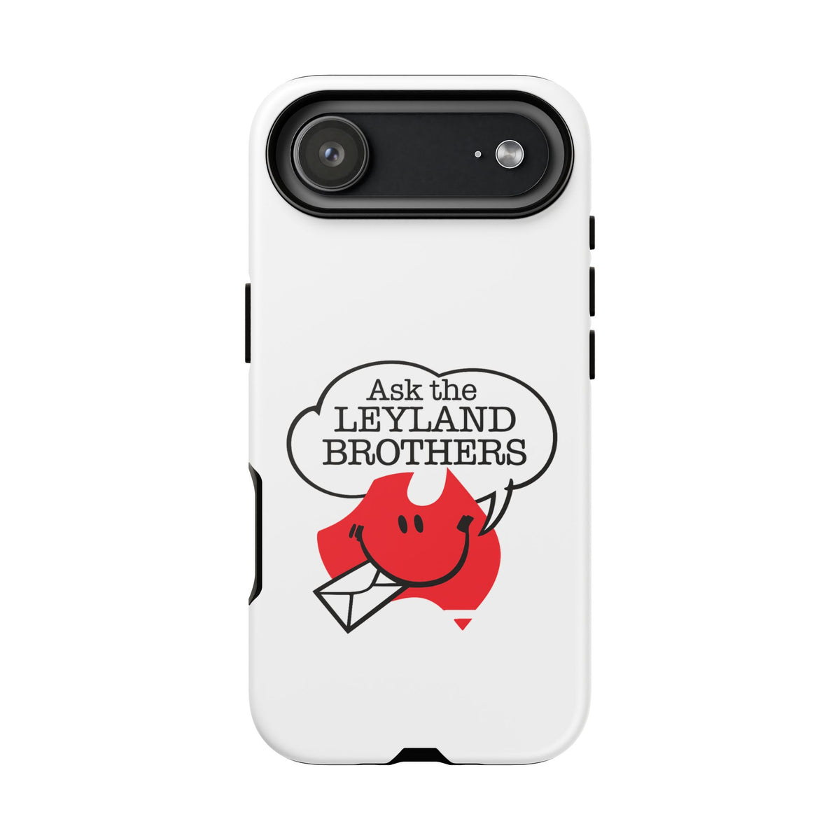 Phone Case — "Ask the Leyland Brothers" Retro Aussie Travel Design