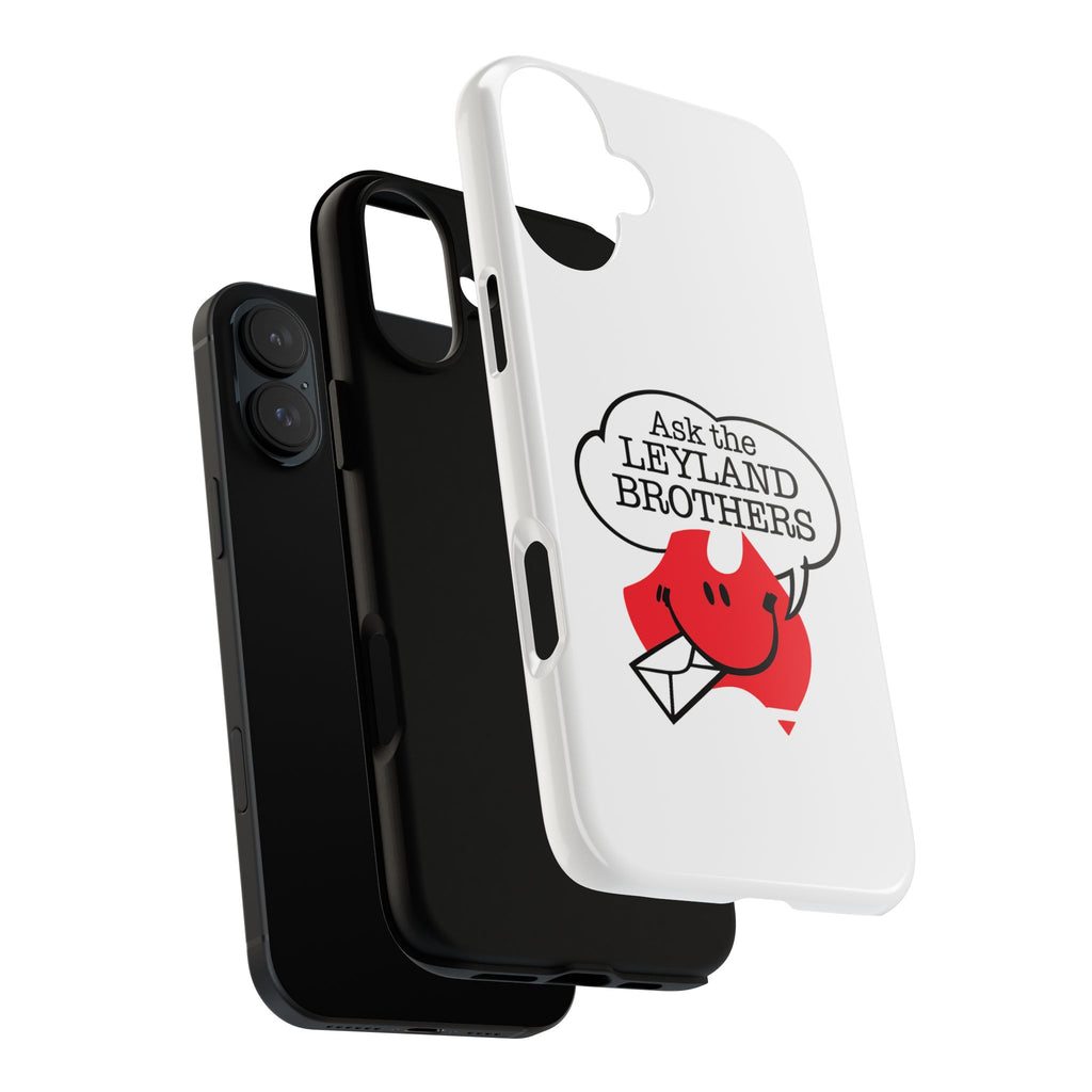 Phone Case — "Ask the Leyland Brothers" Retro Aussie Travel Design