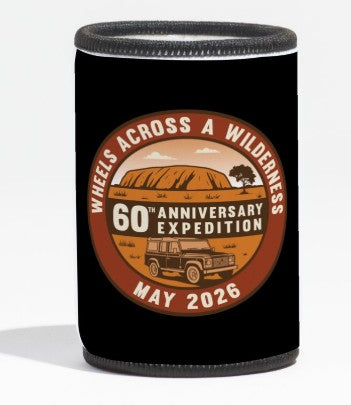 Wheels Across a Wilderness 60th anniversary Stubby Cooler